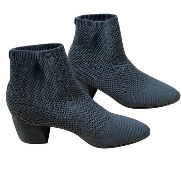 Eileen Fisher Purl Graphite Stretch Gray Women's Bootie Size 5 New Without Box - Picture 3 of 7